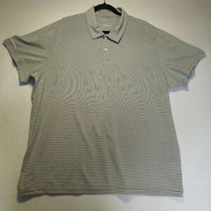 Bonobos‎ Men's Striped Polo Shirt - Gray and White